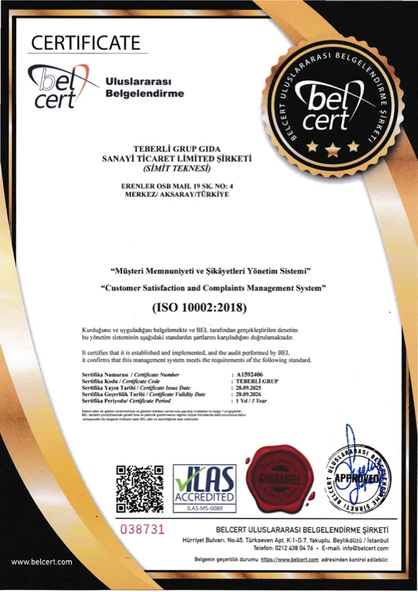 ISO 10002:2018 Kundenzufriedenheit Zertifikatsvorschau