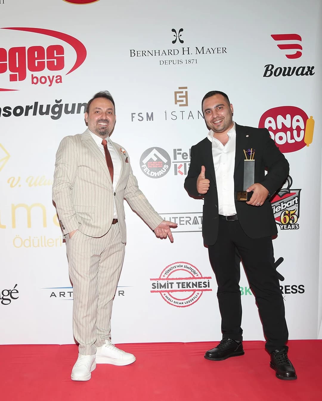 Simit Teknesi Yılın Lider Franchise Markası ödül töreni görseli 1